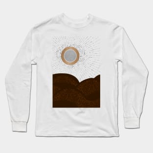 Rays of Love - Silver Bronze Long Sleeve T-Shirt